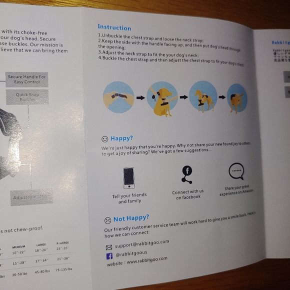 rabbitgoo Dog Harness, No-Pull Pet Harness SMALL - Picture 9 of 12